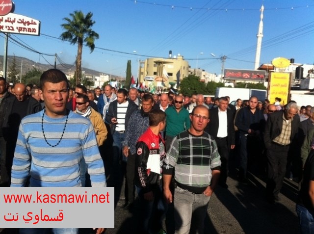 كفركنا : الآلاف يشاركون في  مسيرة الغضب إحتجاجًا على قتل الشهيد خير حمدان رميًا برصاص الشرطة